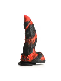 XR Brands Fire Demon Silicone Fantasy Model Red/Black Large