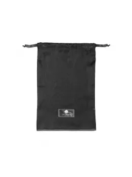 Le Desir Satin Storage Bag Black - Elegant Protective Lingerie Pouch