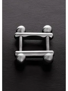 EasyToys Stainless Steel Nipple Clamp Adjustable with Dual Ball Tips