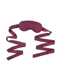 Blossom Eye Mask Purple - Silky Soft Relaxation Sleep Mask