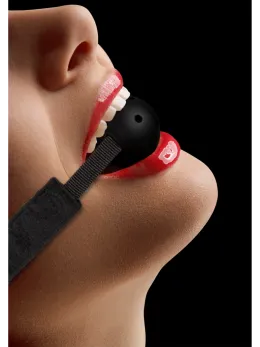 Ouch! Adjustable Breathable Ball Gag - Comfortable Hollow Design
