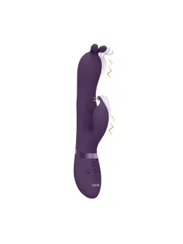 Gada PulseWave Bunny Ear Intimate Massager with Triple Independent Motors