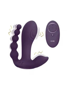Kata Pulse Wave Dual Stimulation System Purple - Triple Motor, Remote Control