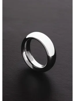 Ouch! Donut Steel Ring Model 40 mm - Durable Stainless Steel, Silver