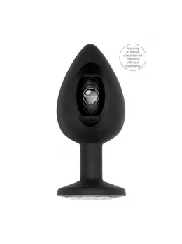 SONO Model No.91 Intimate Silicone Plug with Movement System 9.5cm Black