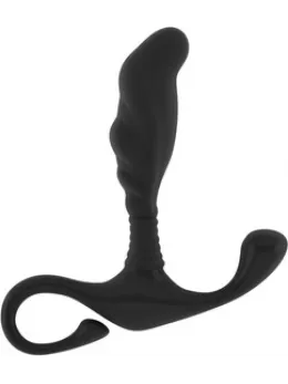 Easytoys Anal Series Curved Prostate Stimulator Black-Grey Ergonomic Design