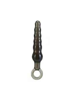 Toyfa SixTeared Progressive Silicone Anal Beads Stick Black 21 cm