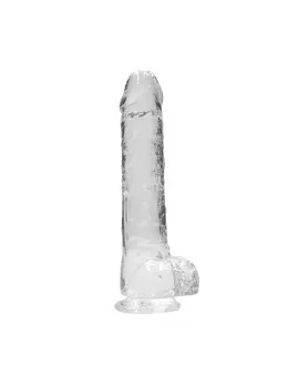 RealRock Crystal Clear Intimate Model with Suction Cup 25cm Transparent