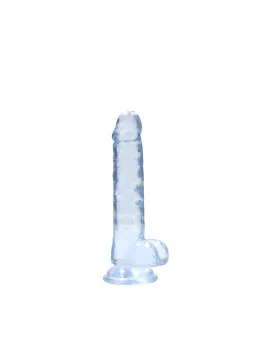 REALROCK Crystal Clear Model 7 Suction Cup Intimate Machine 19cm