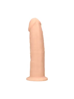 REALROCK Ultra Silicone Model 6 Thermo Reactive 15 cm - Suction Base, Brown