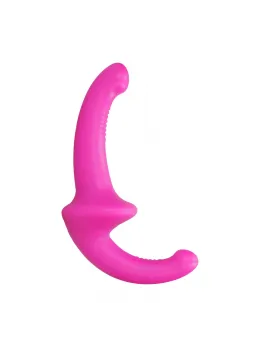 OUCH! Silicone Strapless Strap-On Purple 10-Speed Remote Control 12cm