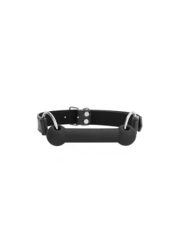 OUCH! Silicone Adjustable Bit Gag - Black, Classic Design