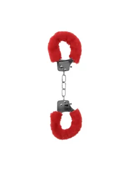 LoversPremium Furry Handcuffs with Quick-Release Safety System, Black