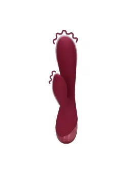 Loveline Smooth Silicone Rabbit Model Intimate System Dark Cherry