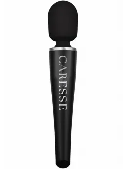 CARESSE Pro Wand Massager 8000rpm IPX7 Silicone 30.6cm Black