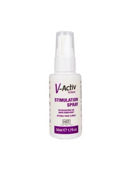 HOT V-Activ Stimulating Intimate Spray for Women 50 ml