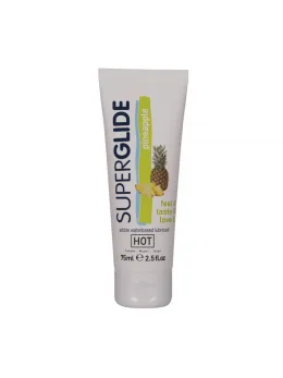 HOT Superglide Edible Water-Based Lubricant Pineapple 75 ml