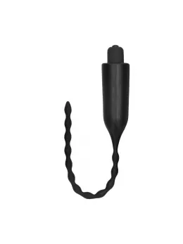 Shots ElectroShock Vibrating Intimate Probe Silicone 29.5cm Black
