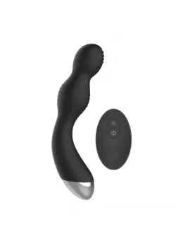 ElectroShock G/P-Spot Silicone Stimulator Black Wireless Remote IPX7