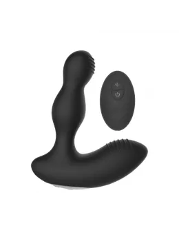 Shots ElectroShock Prostate Massager Black Dual Motor Silicone Remote