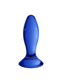 FOLLOWER Borosilicate Glass Anal Plug - Handcrafted, Clear, Compact Size
