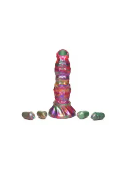 Creature Cocks Larva Silicone Ovipositor Model with Colorful Eggs, Large Size