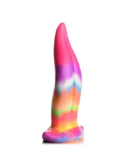 XR Brands Unicorn Tongue Silicone Glow Rainbow 18cm Intimate Device