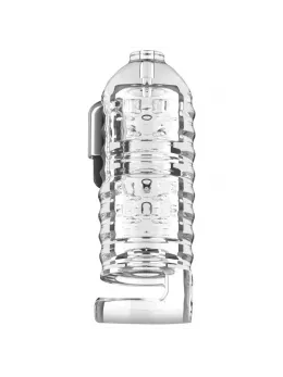 Milker Transparent TPE Intimate Device with Support Strap, Universal Fit