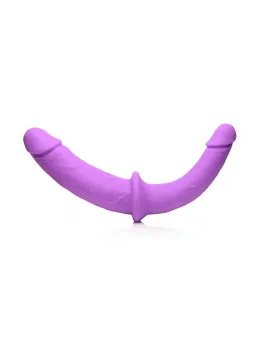 XR Brands Double Charmer Silicone Twin System with Adjustable Harness