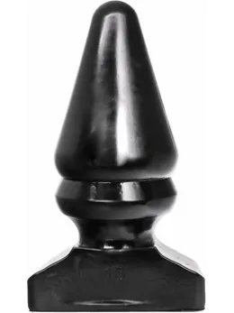 All Black AB13 Anal Plug 28.5 cm - Smooth Grooved Large Model