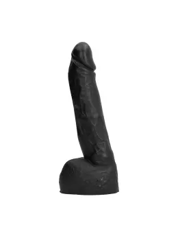 All Black 051 Intimate Silicone Model, Black, 22 cm