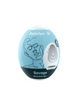 EGGCITED Savage мастурбатор яйце за еднократна употреба, TPE