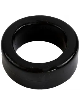 Doc Johnson TitanMen Stretch-To-Fit Flexible Ring Black TPR