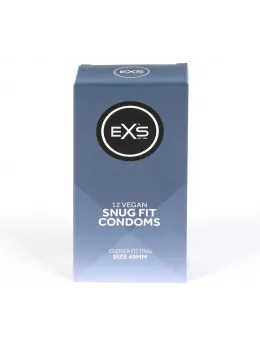 EXS Snug Fit 49mm - Secure Comfort Latex Barrier, 12-Pack
