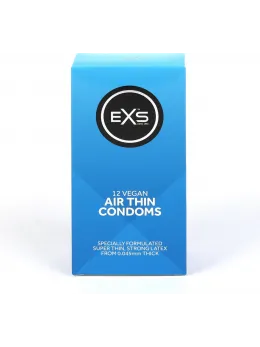 EXS Air Thin 12-Pack Ultra Thin Latex Protection, 56mm, Odorless