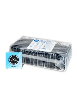EXS Air Thin 100 pcs - Ultra-Thin Latex Protective Barrier, 56mm, Lubricated