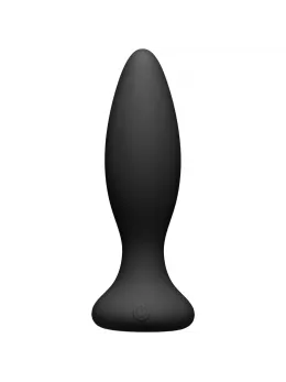 Doc Johnson A-Play Vibe Silicone Plug with Remote Control Black S
