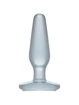 Doc Johnson Crystal Jellies Medium Silicone Plug, Clear, 12.7 cm