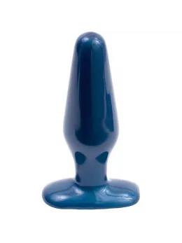 Doc Johnson Pretty Ends Medium Plug Midnight Blue - Sil-A-Gel, 5.5
