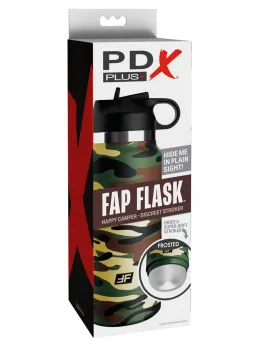 PDX FapFlask Happy Camper Fros - Discreet Travel Intimate Device, 24 cm