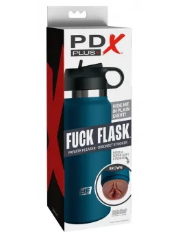 PDX Plus Private Flask Discreet Intimate Device, 23.8 cm, Fanta Flesh