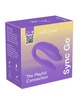 We-Vibe Sync Go Purple - Dual Wearable Vibrator, App-Controlled, Silicone