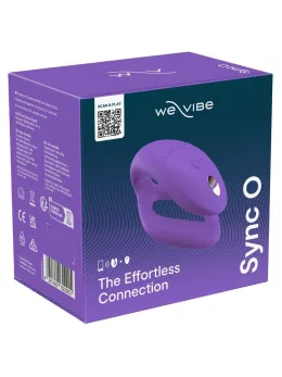 We-Vibe Sync O Intimate Couples Device Bright Purple Rechargeable