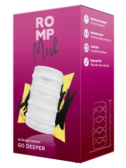 ROMP Mosh Intimate Stimulation Sleeve Transparent 6.4cm TPE