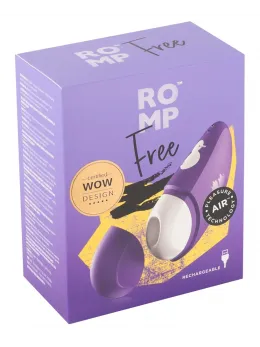 ROMP Free Air Pulse Intimate Device, 10 Intensities, Waterproof, Yellow
