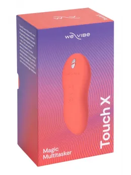 We-Vibe Touch X Crave Coral Rechargeable Massager, 8 Speeds, Waterproof
