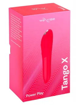 We-Vibe Tango X Cherry Red Compact Intimate Device, 8 Speeds