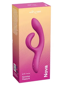 We-Vibe Nova 2 Fuchsia - Dual Action Flexible Intimate Device, 205 mm