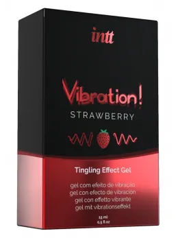 Intt Vibration Strawberry 15 ml Stimulation Gel with Fruity Aroma