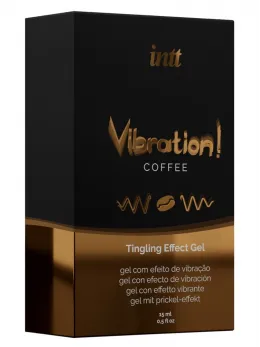intt Vibration Coffee 15ml Stimulating Gel with Warming Effect